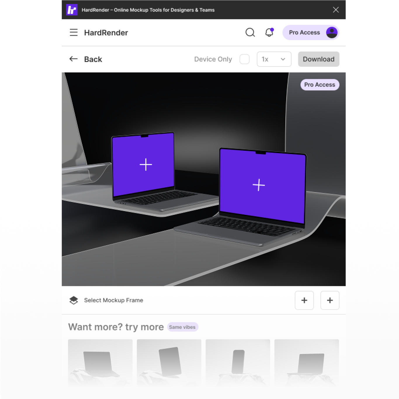 HardRender Figma Preview HardRender Figma Preview